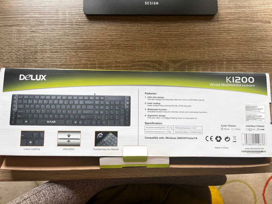 Клавиатура Delux с USB