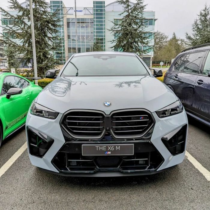 Lip buza prelungire bara fata BMW X6M F96 X5M F95 Facelift Lci 2024+