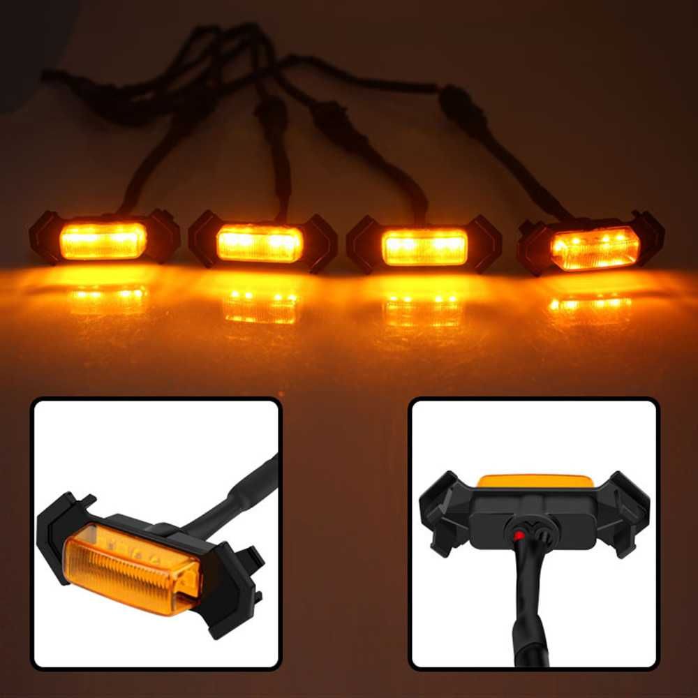 Лед светлини за предни решетки и степенки 12-24V