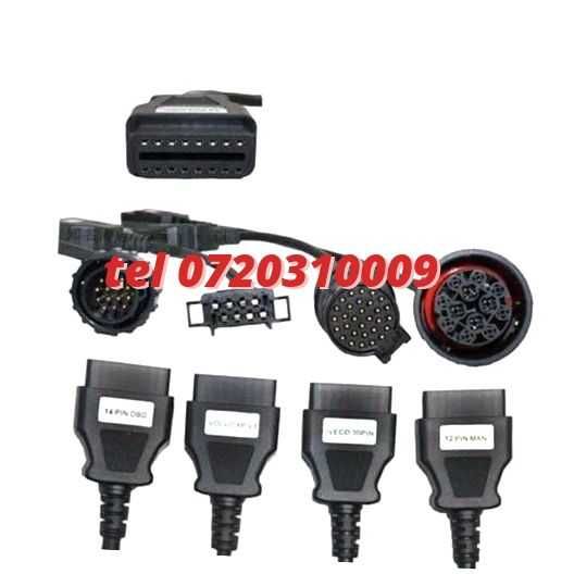 Set Cabluri Adaptoare Interfata Delphiautocom camioane Si Tiruri