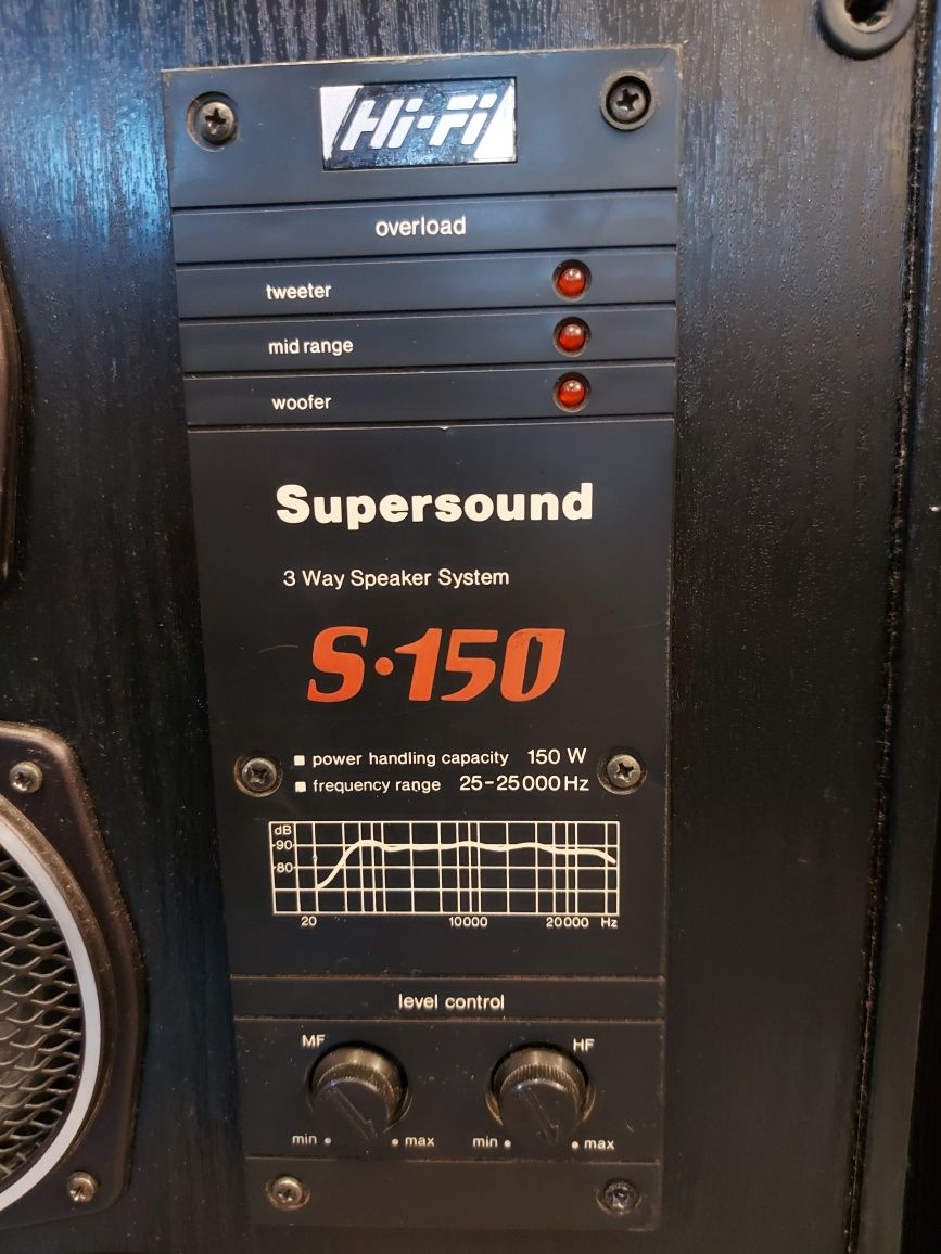 Boxe Supersound Radiotehnika Renkforces S-150 nu technics akai jvc