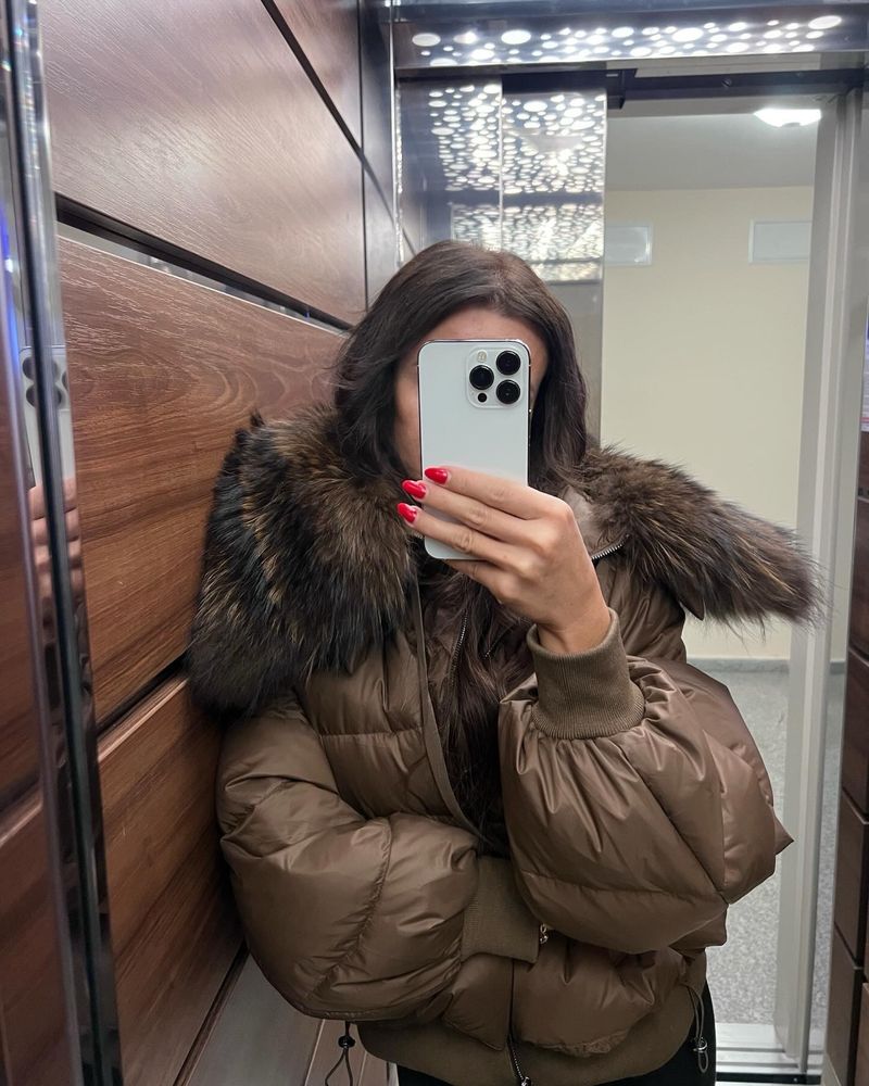Яке с ествена косъм Лисица