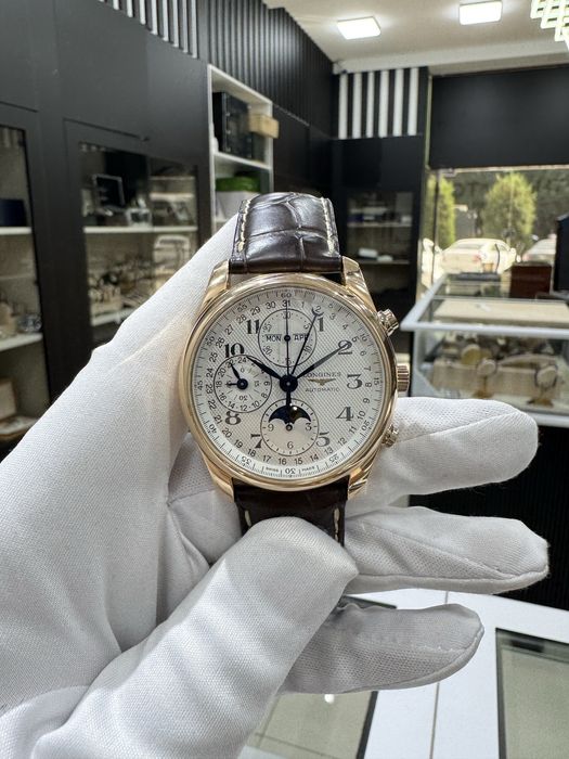 Золотые Часы Longines Master Collection 750пробы