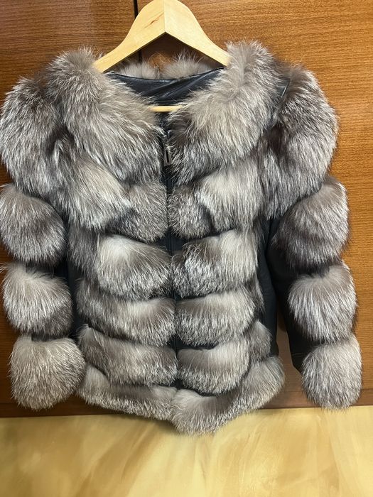 Geaca blana de vulpe marime S