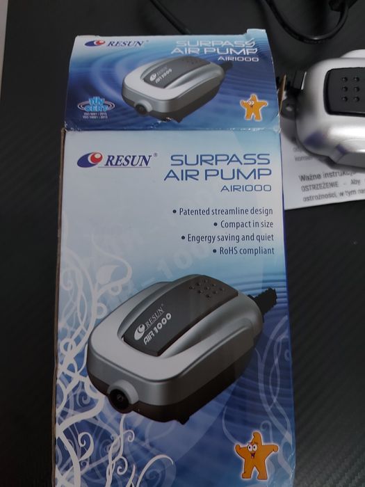 Pompa aer acvariu Resun 60l/h silentioasa.