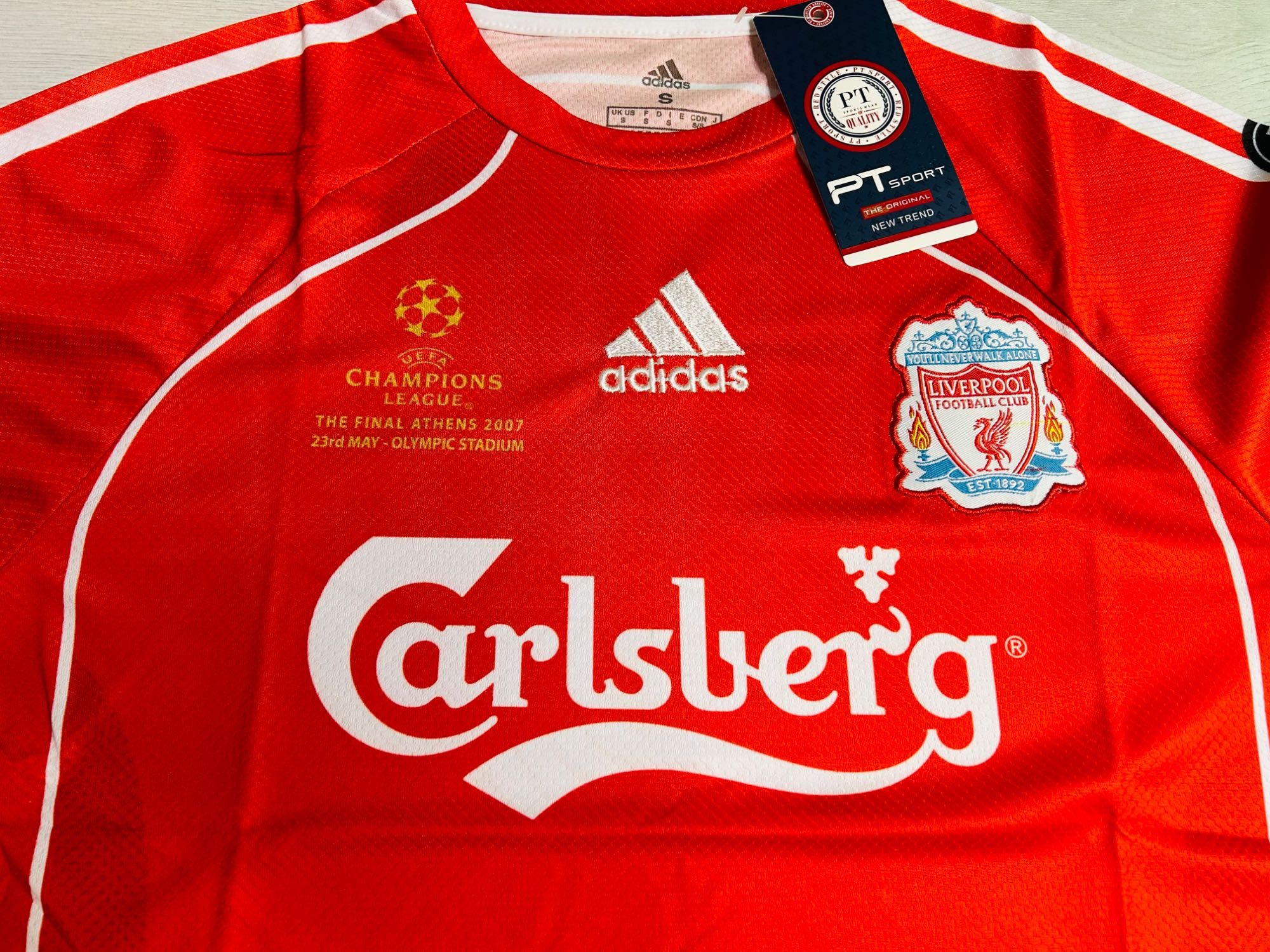 Tricou Liverpool gerrard 8 UCL final 2007