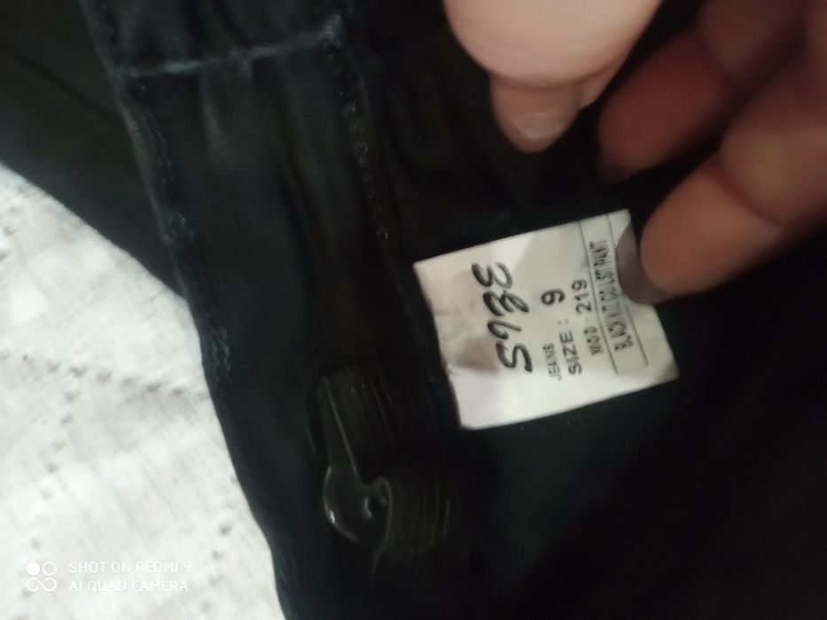 Дънки за момиче, размер 9 ,черни