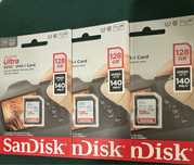 Card de memorie SanDisk SD Ultra 128GB SDXC Memory Card 140MB/s