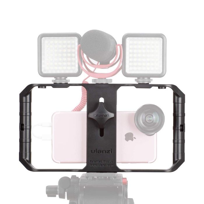 Stabilizator / suport de filmare pt telefon mobil, lampa, microfon