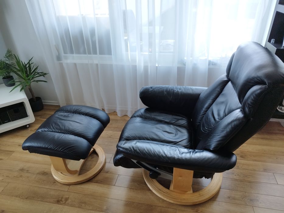 Релакс стол - Кресло с табуретка