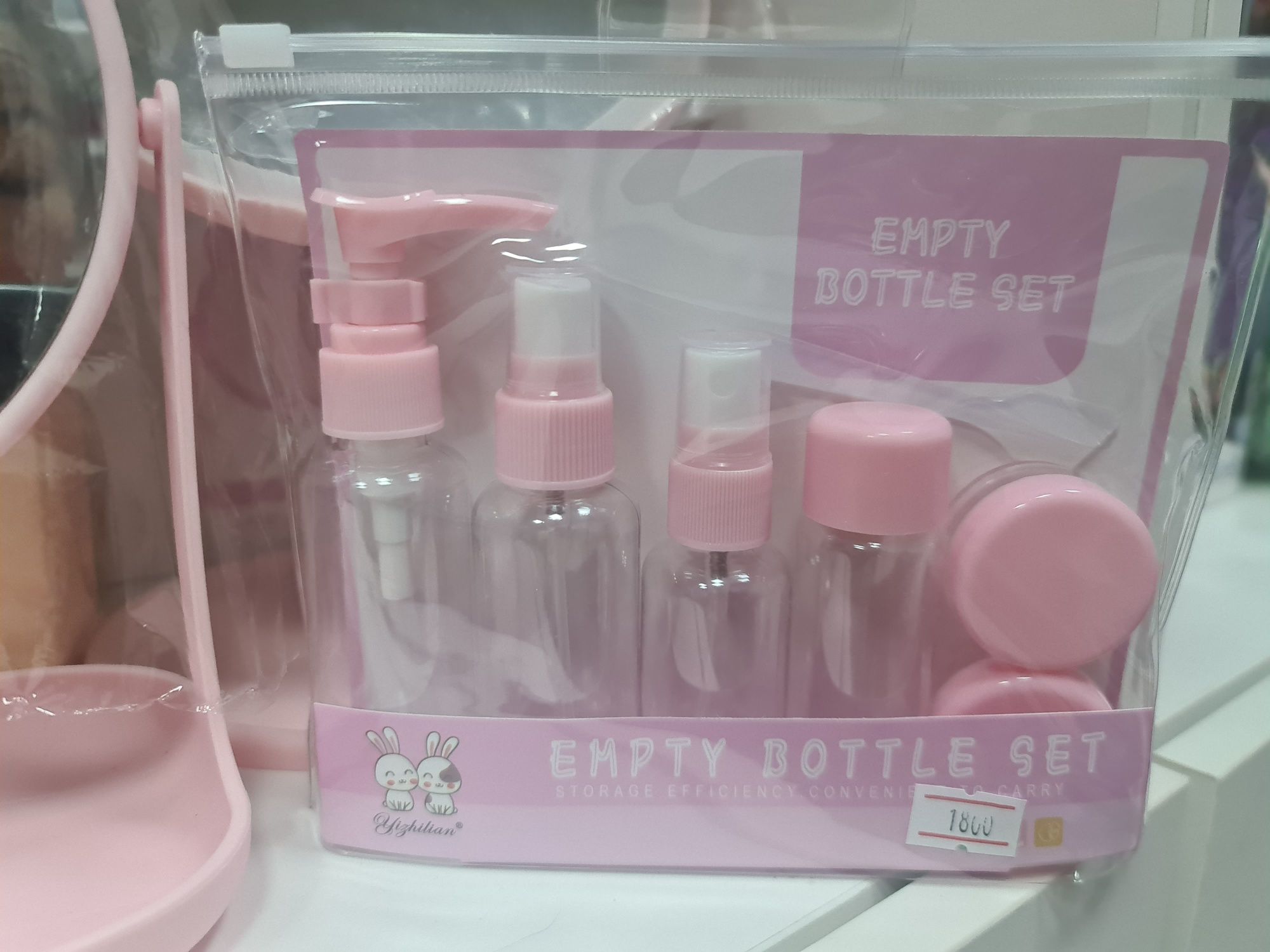 Набор пустых бутылок для путешествия