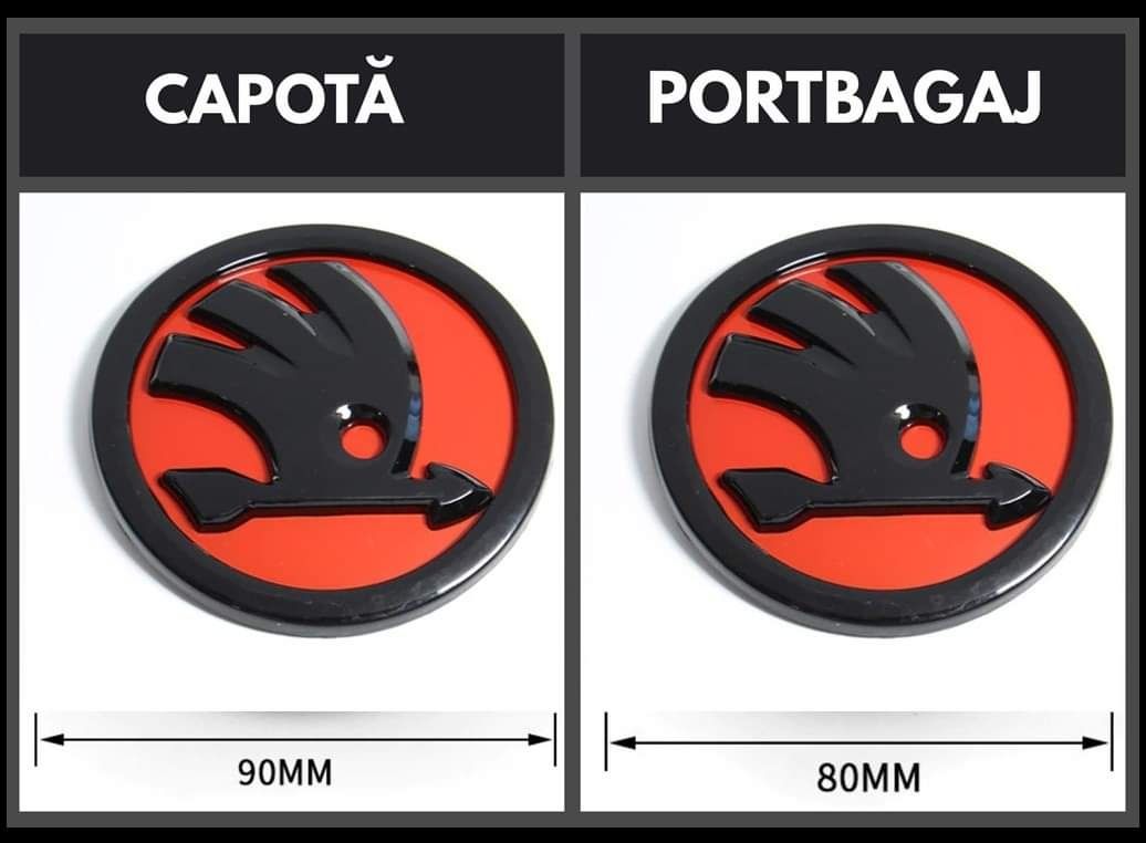 Embleme Skoda Octavia, Fabia, Superb! (Livrare în toată țara)