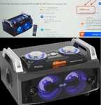 Sistem audio profesional IBIZA+joc de lumini (cadou)