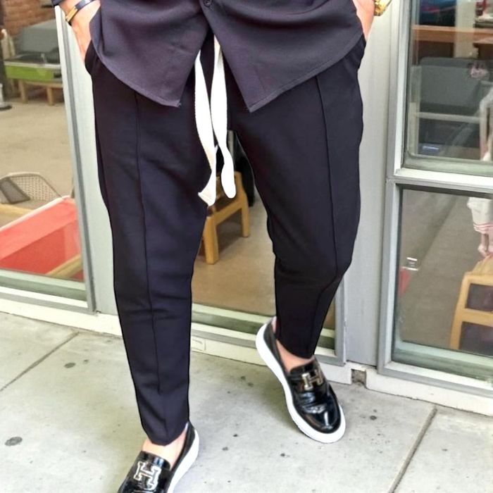 Pantaloni Casual/Elegant cu sireturi lungi! Calitate superioara!