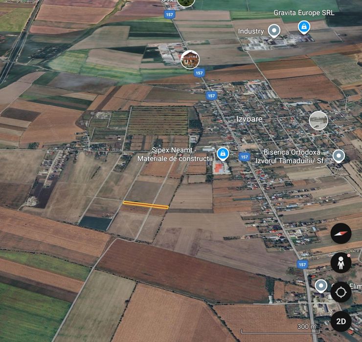 Teren intravilan Izvoare, Neamt.