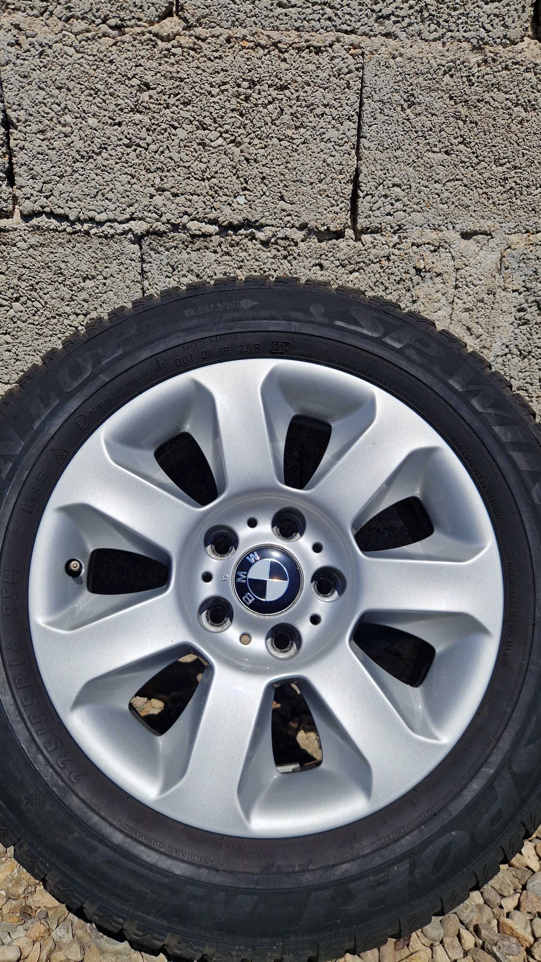 BMW оригинални джанти със гуми  E60 225/55/16 7J×16 ET20 5×120 ЦО72,5
