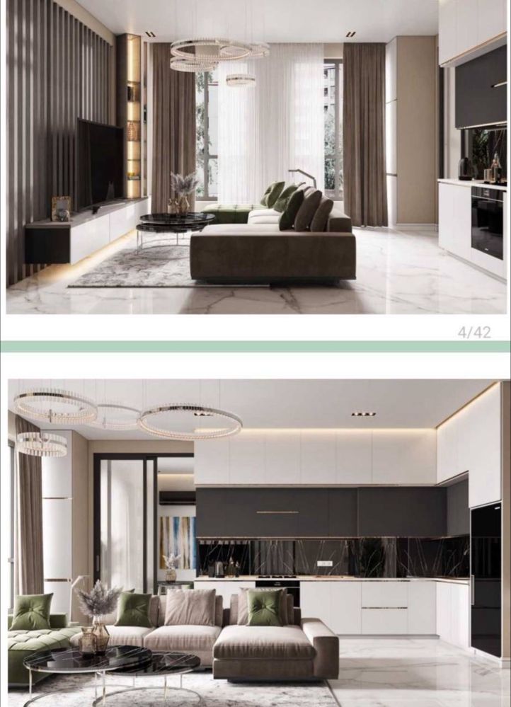 5 комнатная квартира. Мирзо-Улугбек, ITPark. ЖК Edison. Коробка