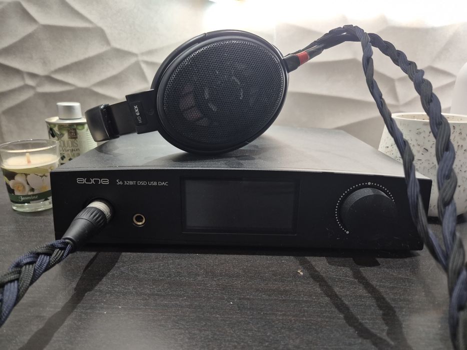 Aune S6 32bit DSD DAC + Sennheiser HD6xxx + custom cable