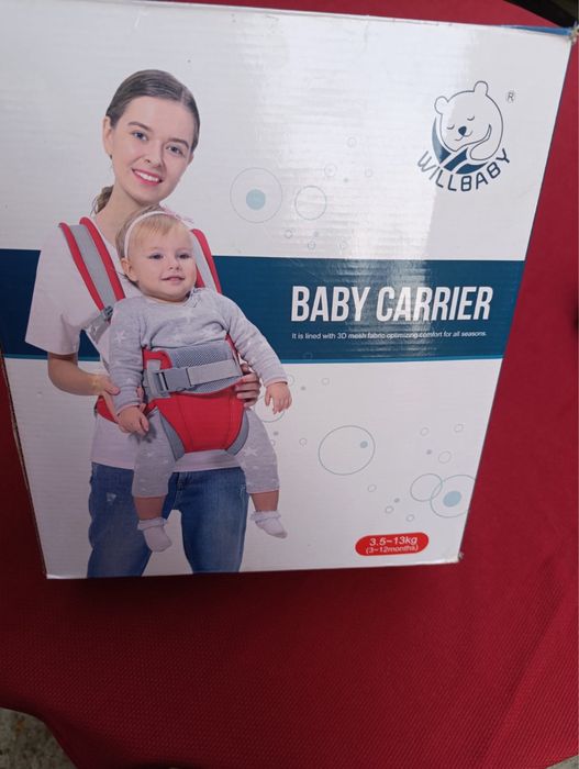 Кенгуро за бебе червено, запазено