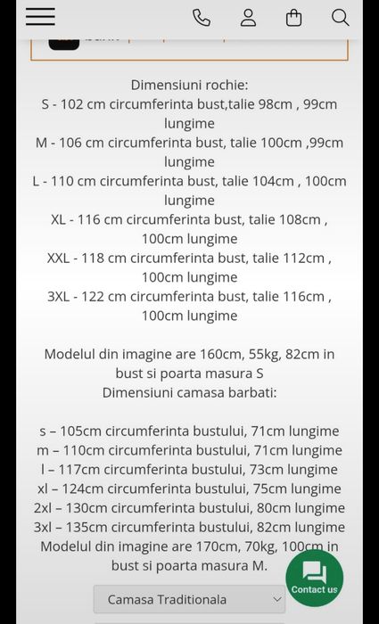 Vând rochie tradițională