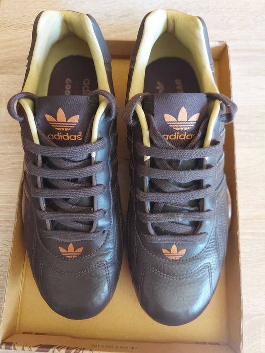 Adidas GoodYear  piele, bărbați, maro, marimea 40