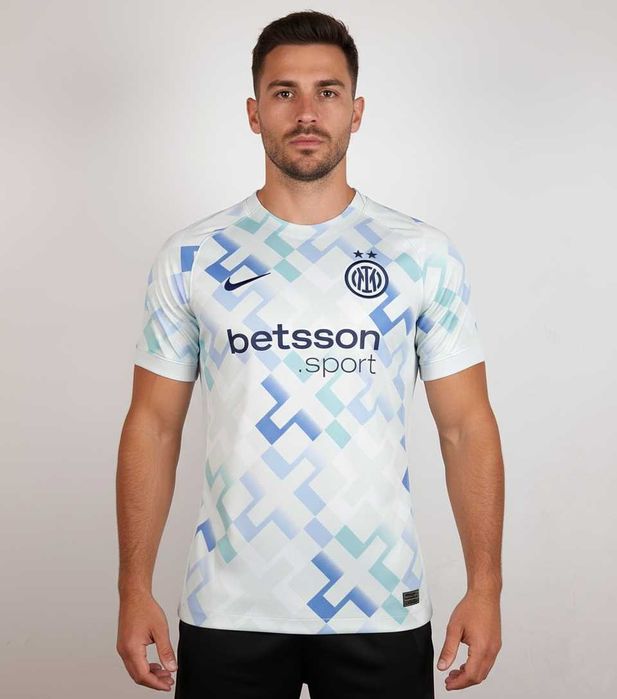 Nike FC Inter - Оригинална мъжка футболна тениска размер S