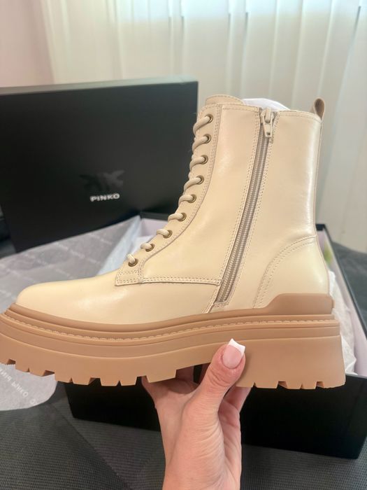 Кожени боти PINKO MIA