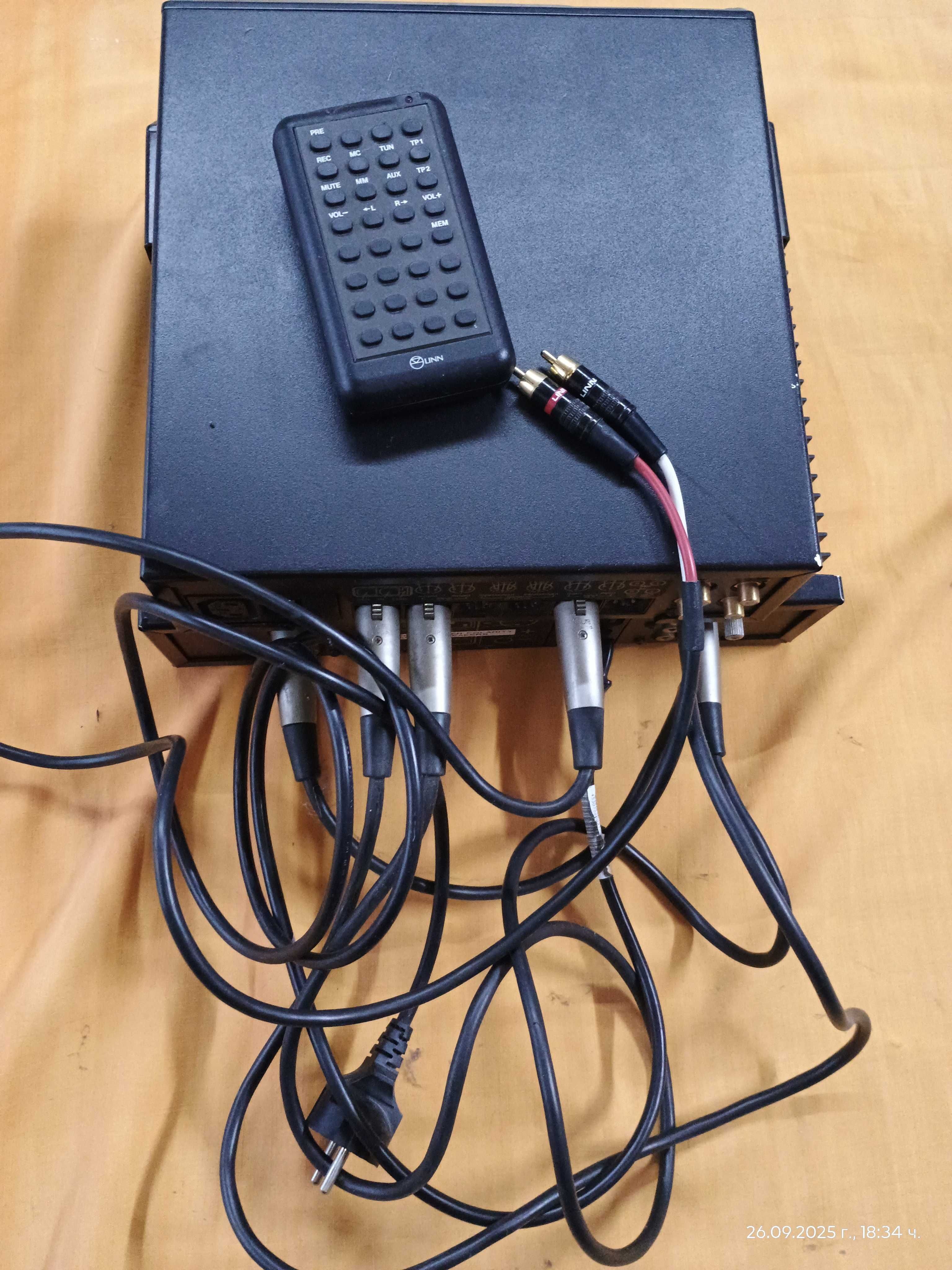 Британски Аудио пред усилвател и усилвател LINN LK1 + LINN LK2