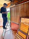 Jaluzele de terasa - Pergoline - Cu Glisiere din Aluminiu - 100 cm