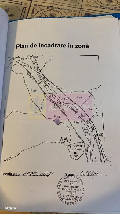 Berevoiesti / AG -  teren 834 mp de vz in zona pensiunii Perla Rausor