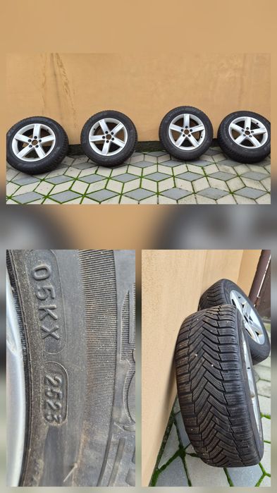 Jante cu cauciucuri iarna 15 16 17 vw audi skoda seat