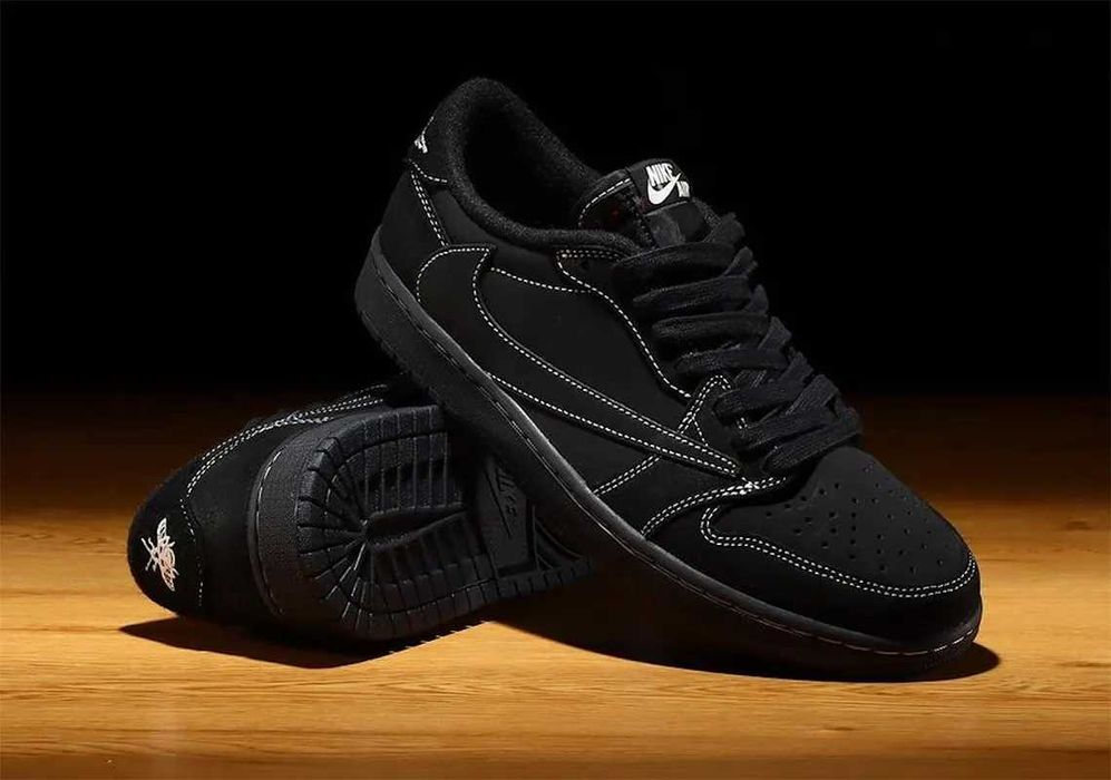 Air Jordan 1 Low x Travis Scott Black Phantom