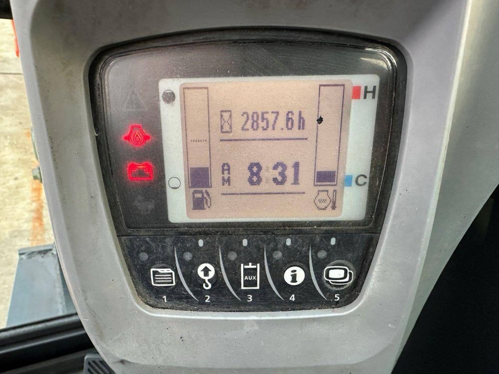 Miniexcavator Kubota KX165-5, 5,6 tone, 2017, 2880 ore
