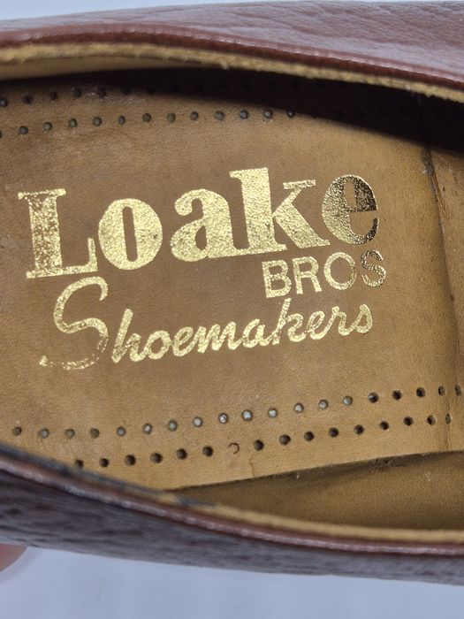 Vintage Loake Dark Brown Camel leather Derbies, UK 8,5/EUR 43