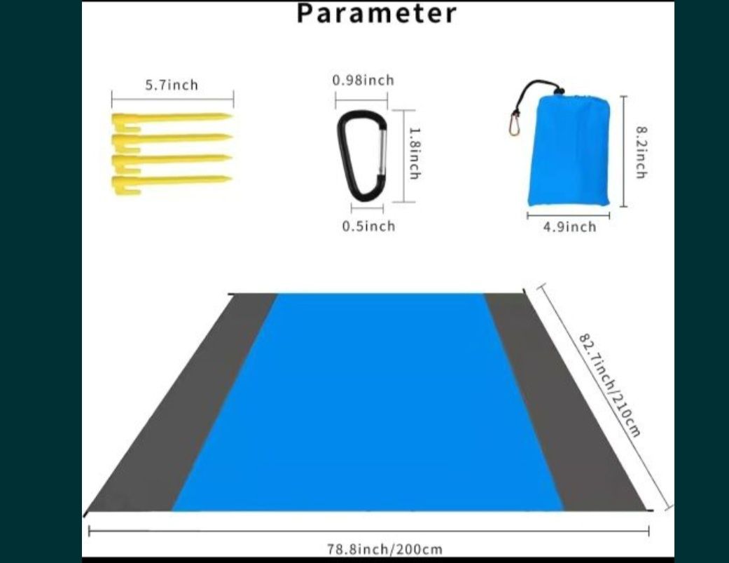 Коврик пикник, пляж