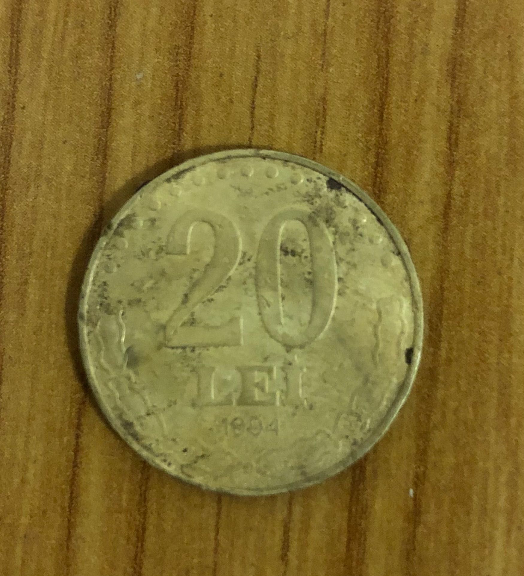 Monedă Ștefan cel Mare 20 lei 1994