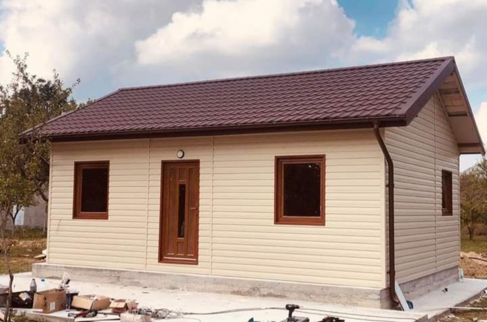 Casa modulare pe structură metalică