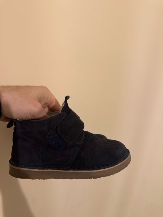 Ghetute baiat, Zara, marimea 28, imblanite si cu piele intoarsa