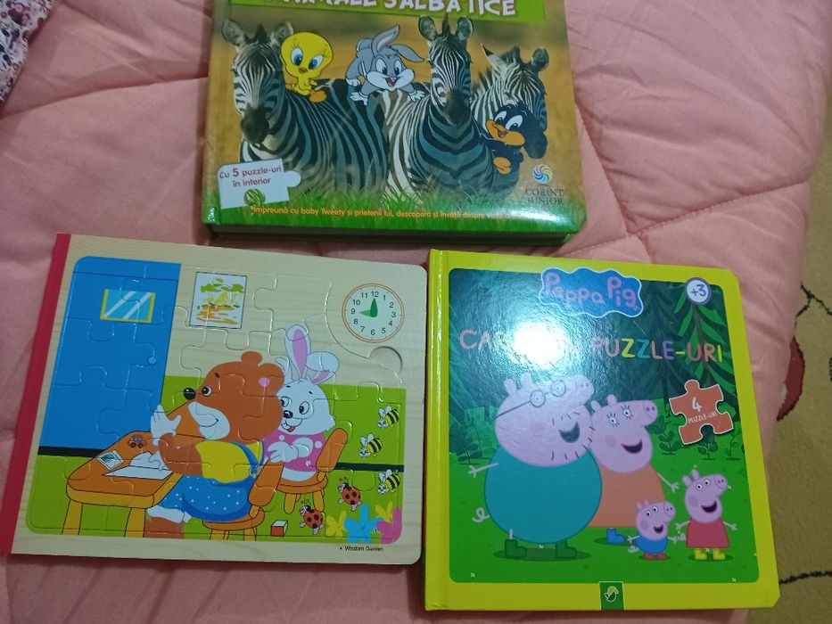 Lot puzzle carti stare ff buna