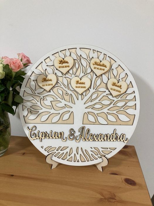 Copacul familiei cu suport