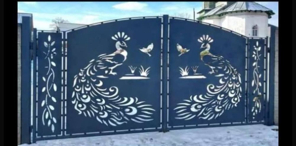 Porți din tabla decupata