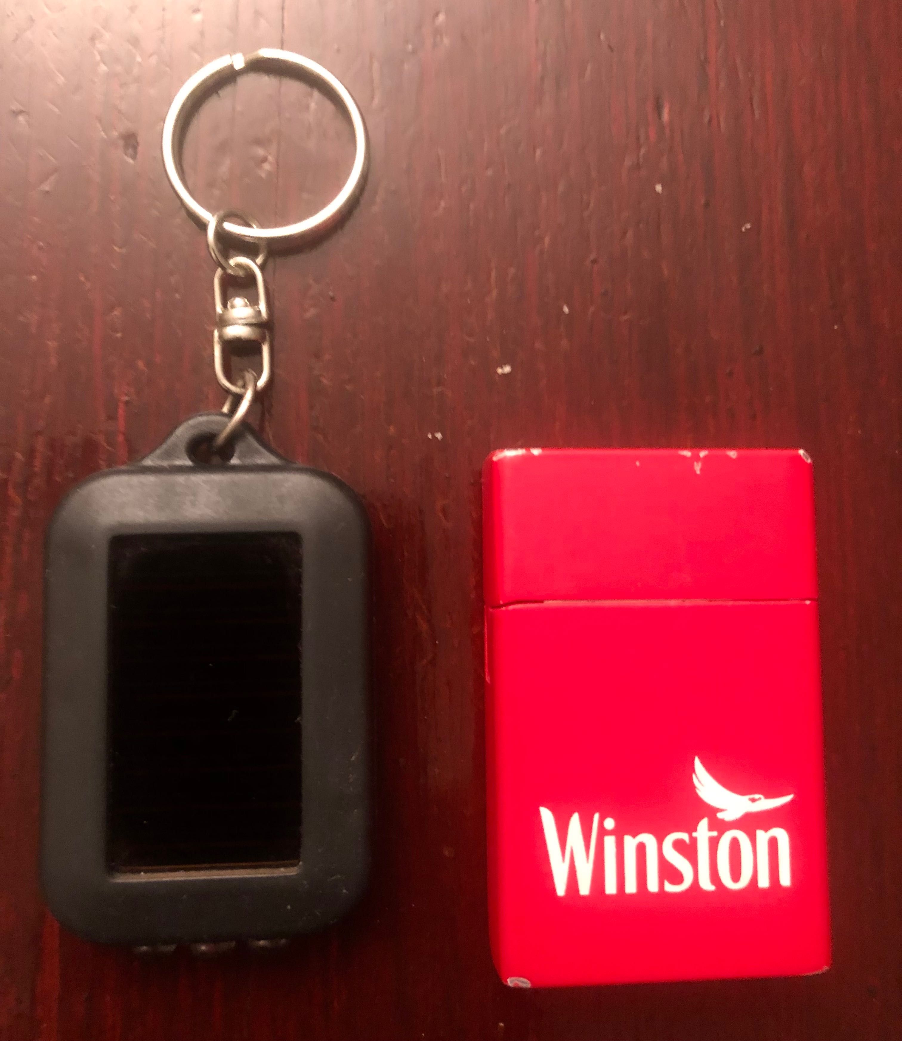 Метална ветроустойчива газова запалка марка Winston