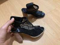 Черни, елегантни обувки GiAnni, 36 номер