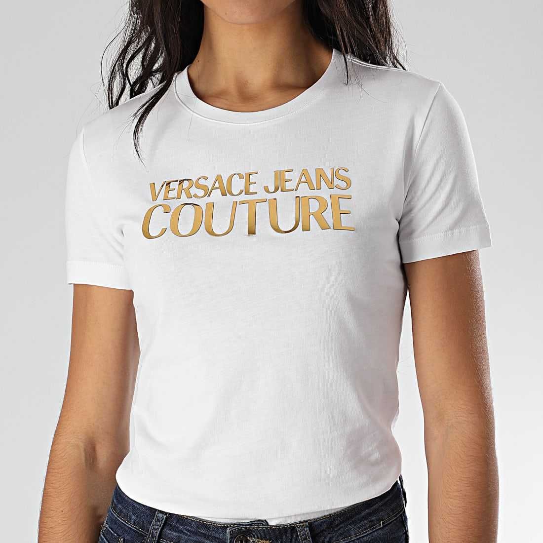 Дамска златна Тениска ZARA и Versace Jeans Couture рокля Versace Jeans