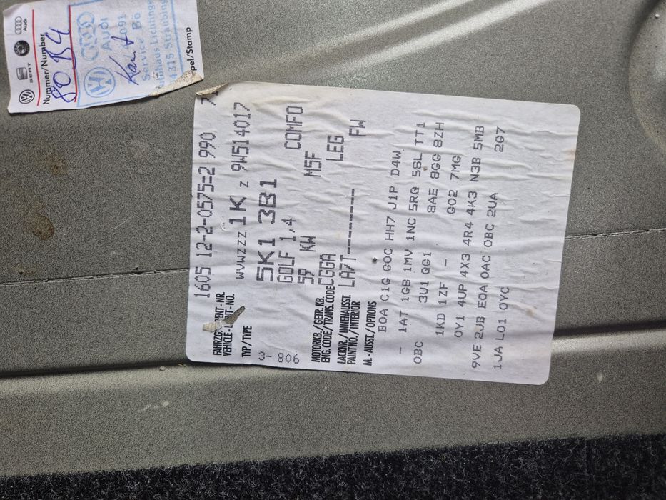 Cutie de viteze vw golf 6 1.4 benzina 5 trepte cod LEG an 2012