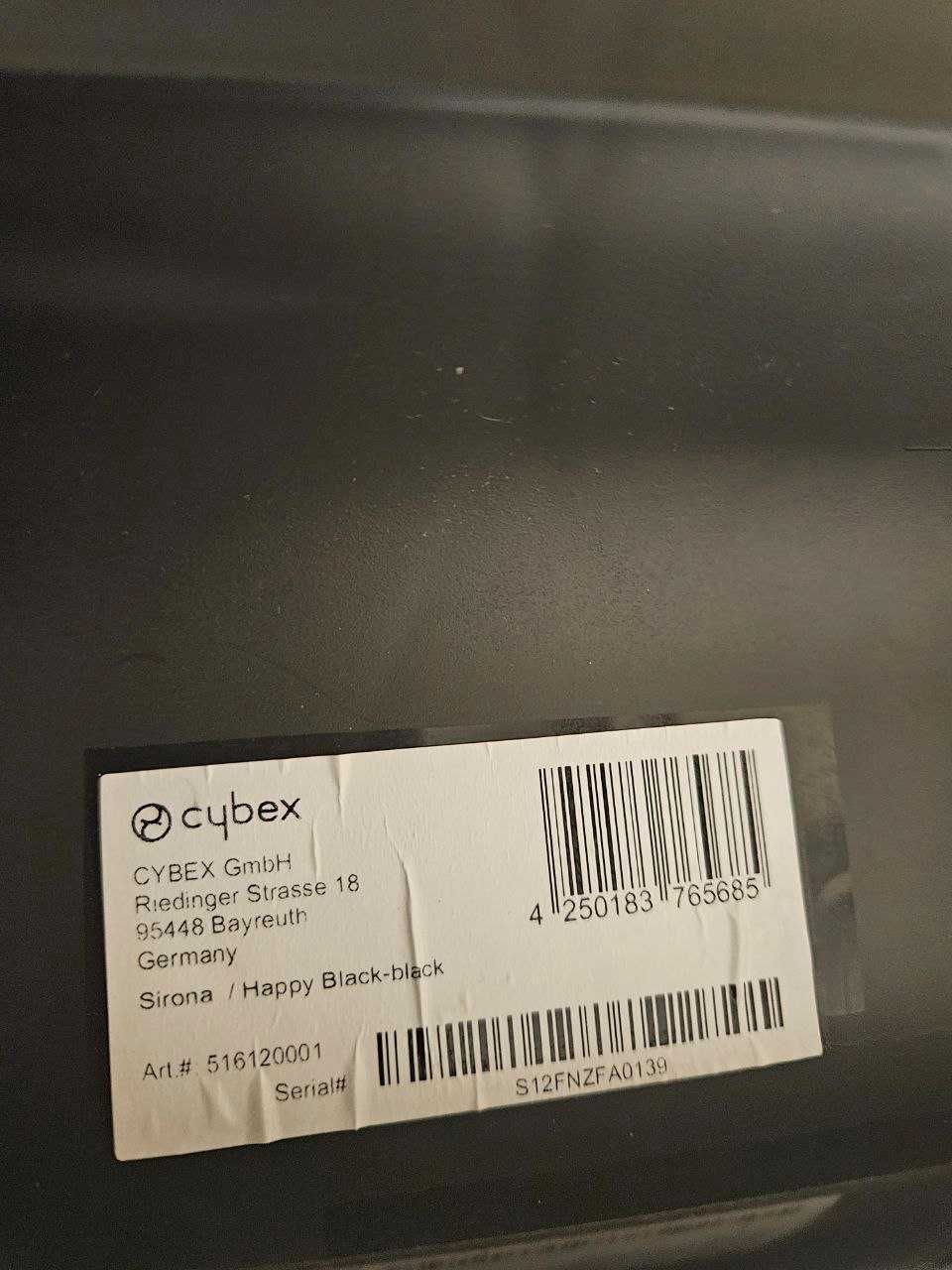Cybex Sirona Platinum 0-18KG