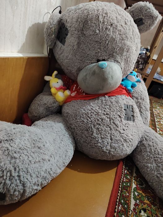Teddy ayiq, bo'yi : 1 m 80 cm, yangi