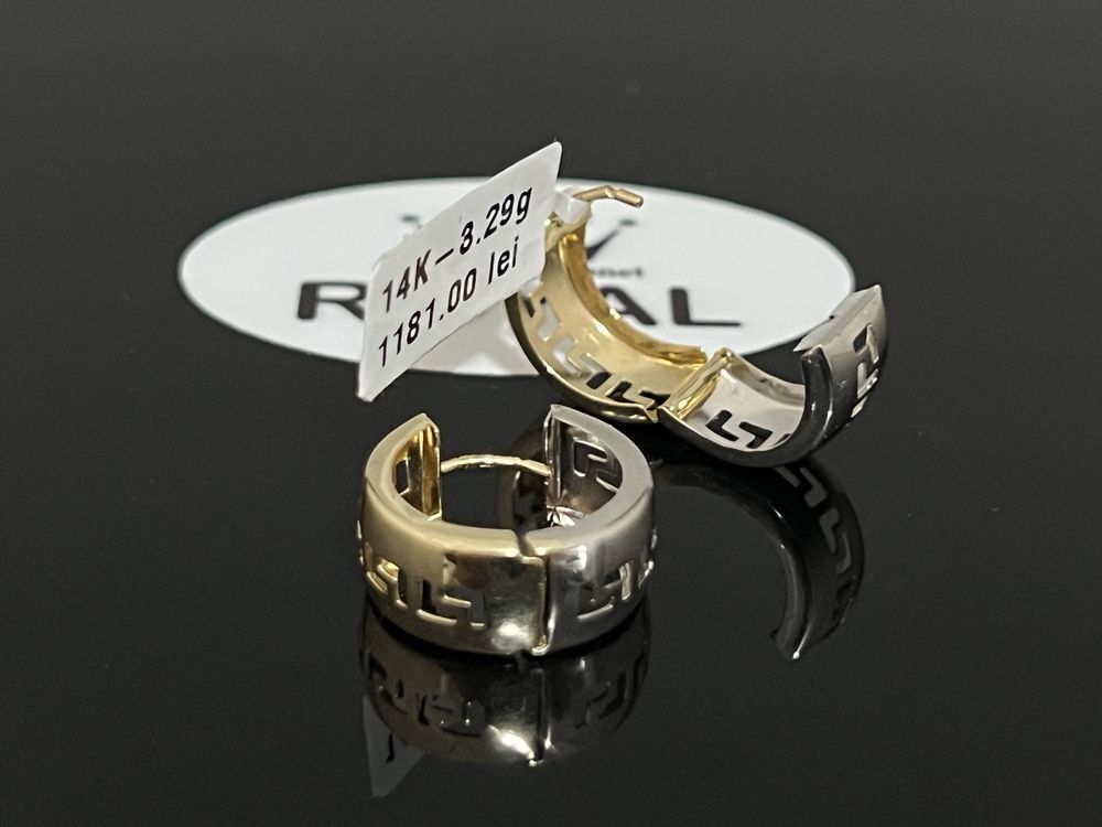 Bijuteria Royal CB : Cercei aur 14k 3,29 grame