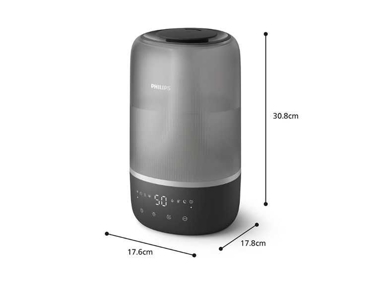 Овлажнител за въздух Philips HU1510/04, С ултразвукова технология