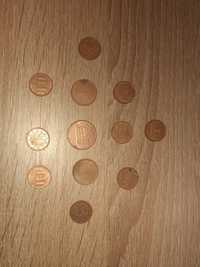 Vand colecție de monede euro și eurocenti